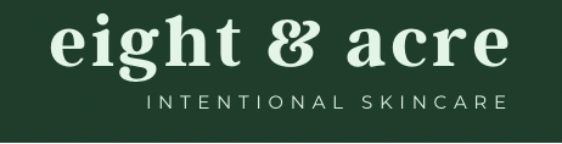 green logo for eight and acre